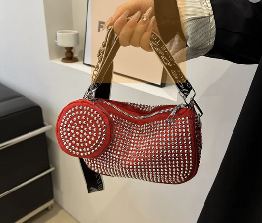 Rhinestone Shoulder Bag